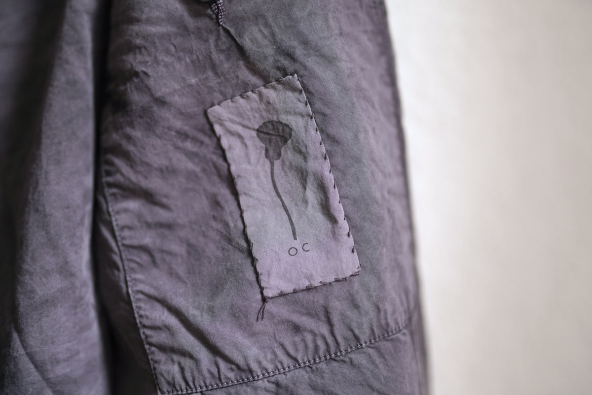 25SS BIG COAT ヴィンテージコットンリネンステンカラーコート / OLIVER CHURCH(オリバーチャーチ)