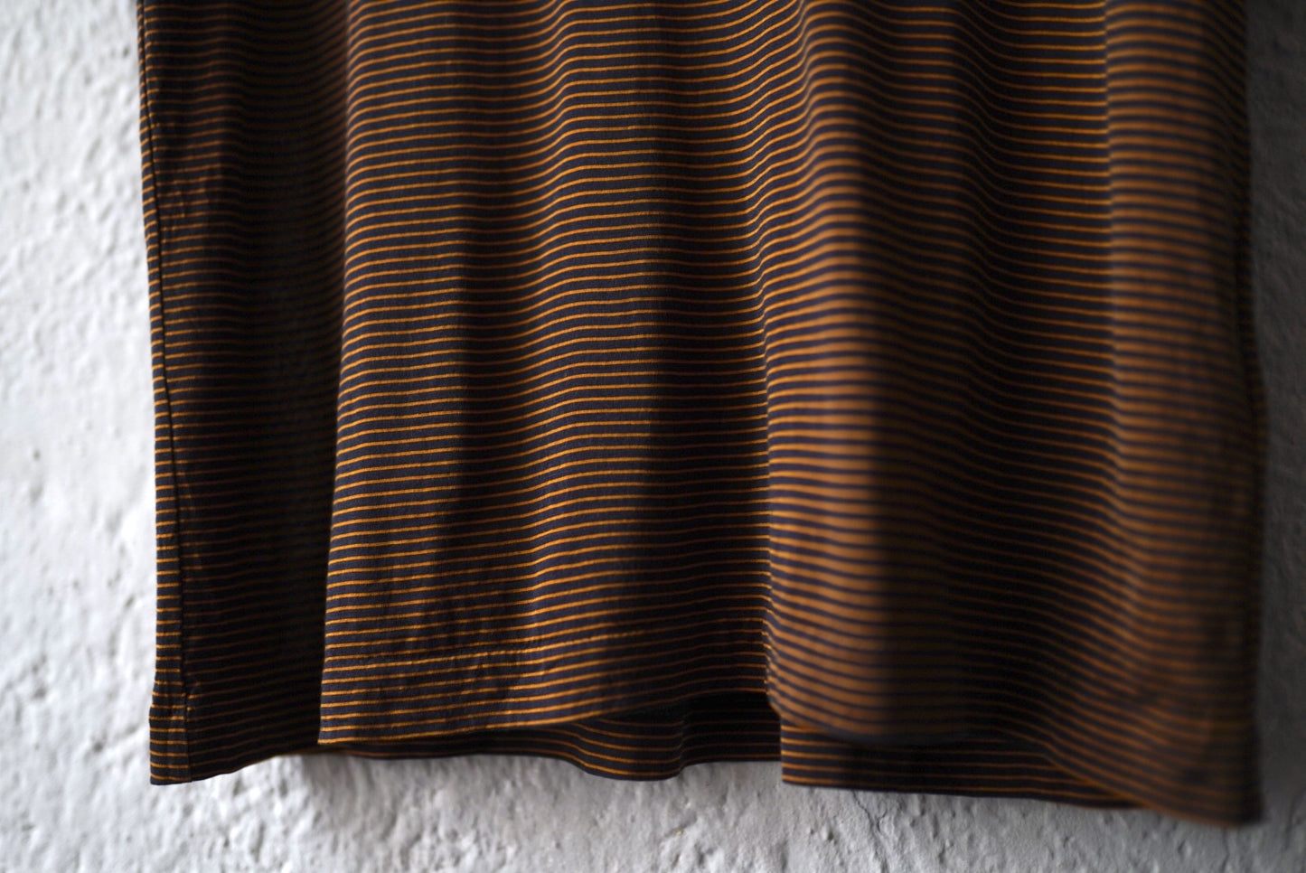 23SS WASHABLE SILK POCKET TEE シルクボーダー半袖Tシャツ / MAATEE&SONS(マーティーアンドサンズ)