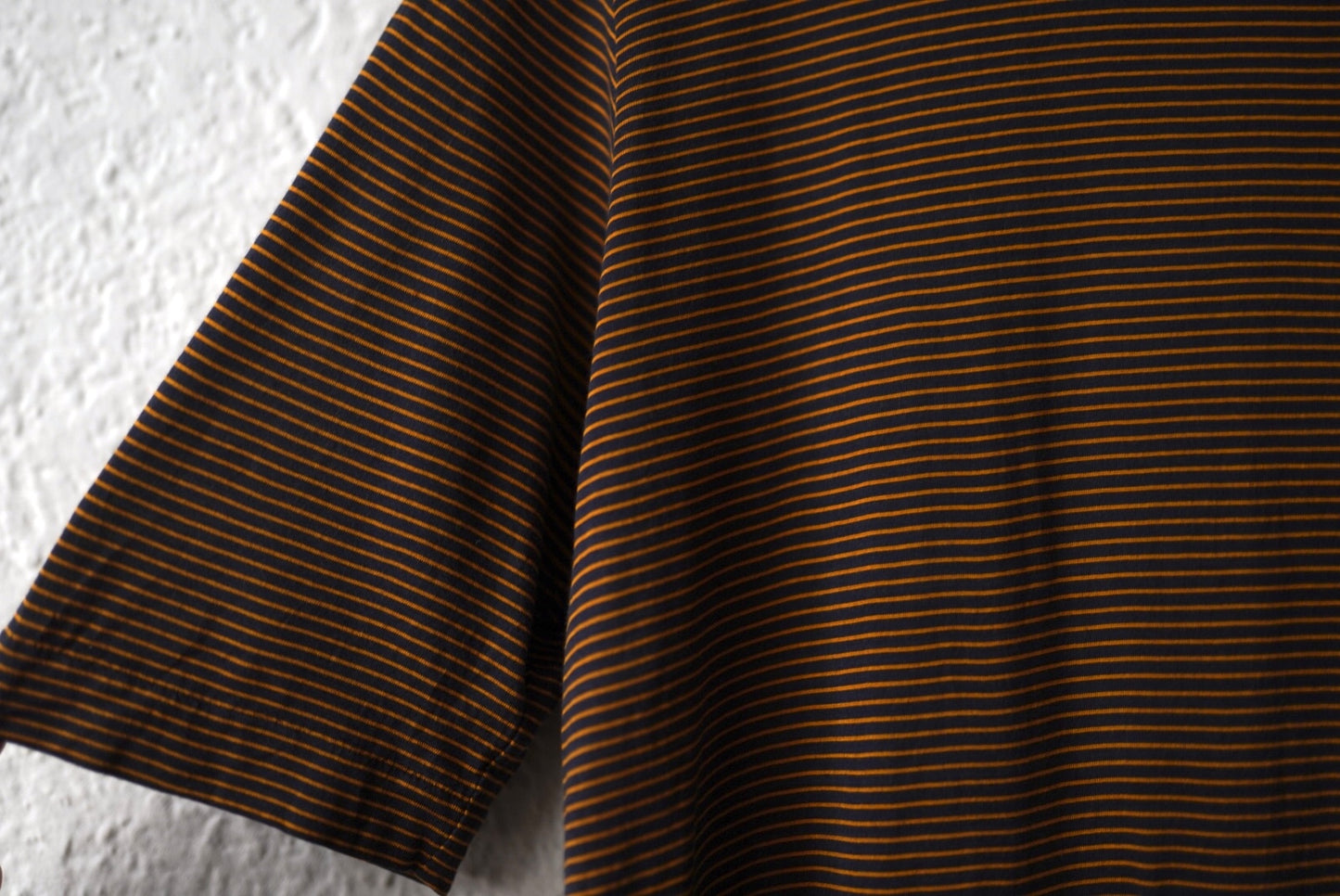 23SS WASHABLE SILK POCKET TEE シルクボーダー半袖Tシャツ / MAATEE&SONS(マーティーアンドサンズ)