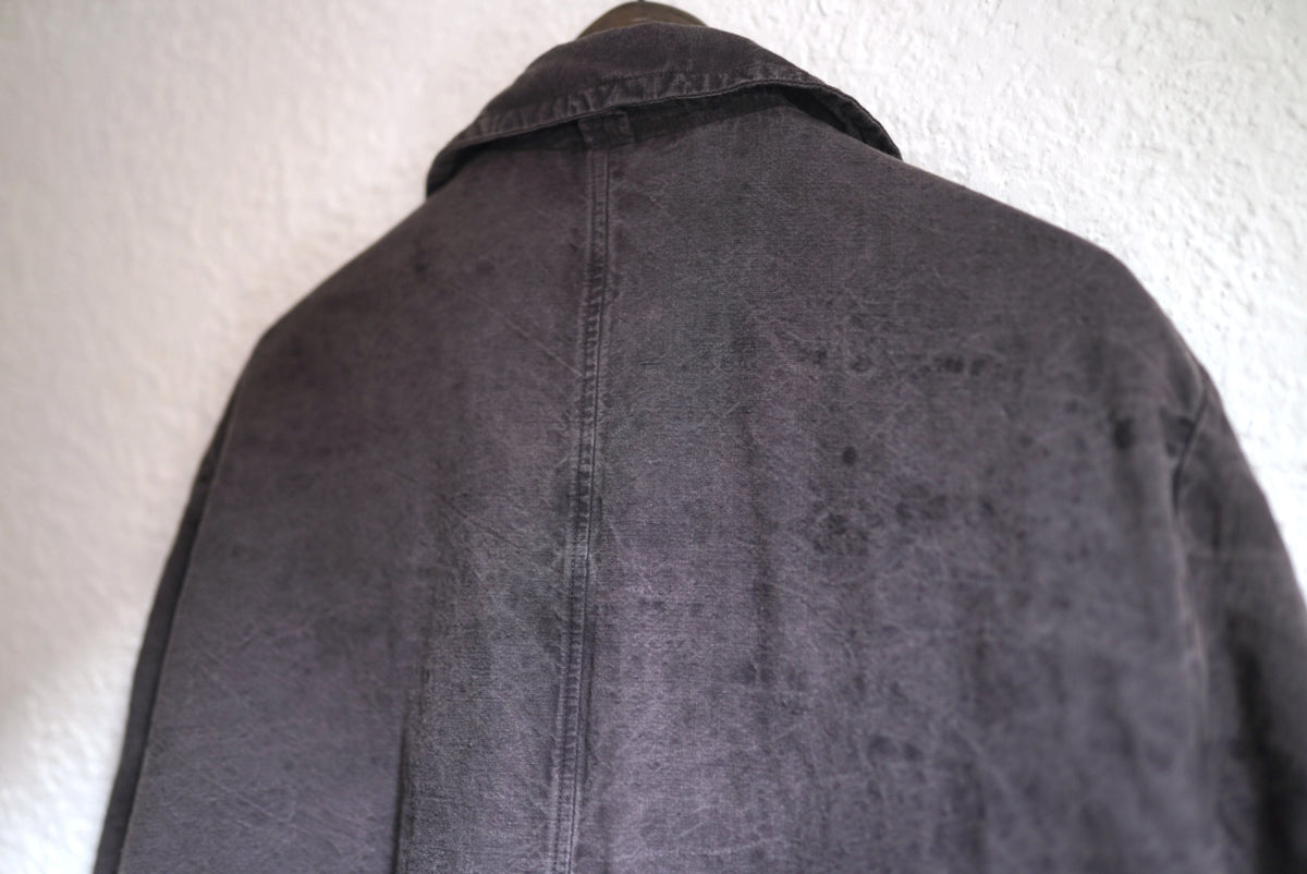 25SS BIG COAT ヴィンテージコットンリネンステンカラーコート / OLIVER CHURCH(オリバーチャーチ)