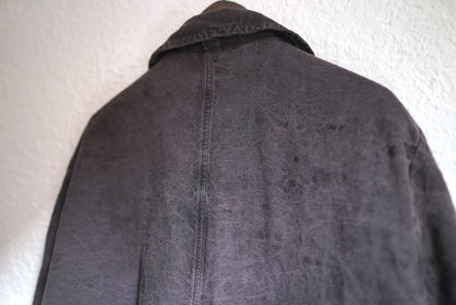 25SS BIG COAT ヴィンテージコットンリネンステンカラーコート / OLIVER CHURCH(オリバーチャーチ)