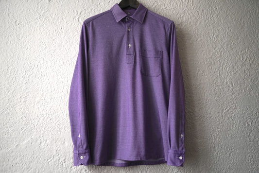 21SS 長袖ポロシャツ パープル / Q Retailor