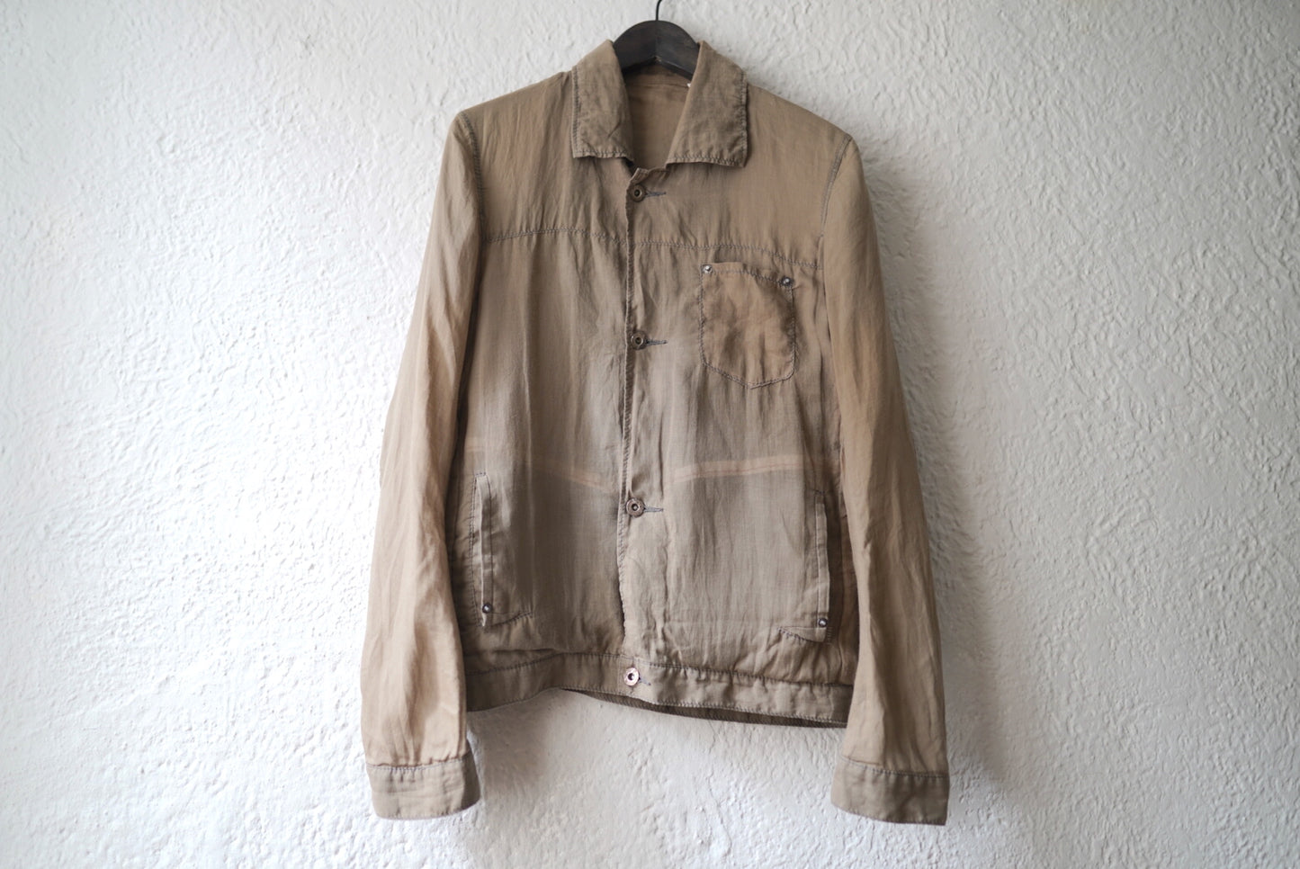 22SS JEAN JACKET ウルトラライトラミージーンジャケット / taichi murakami(タイチムラカミ)