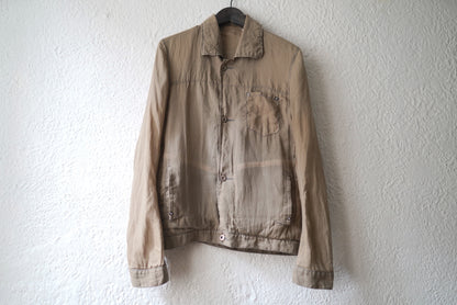 22SS JEAN JACKET ウルトラライトラミージーンジャケット / taichi murakami(タイチムラカミ)