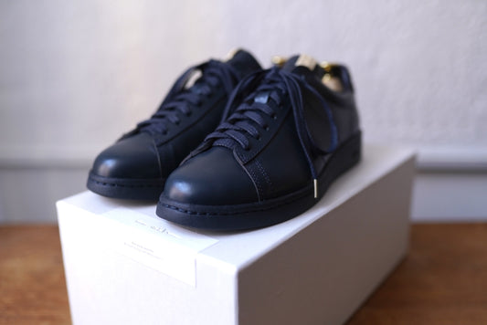 25SS CORDA-FOLK オーセンティックレザースニーカー ネイビー / visvim(ヴィズヴィム)