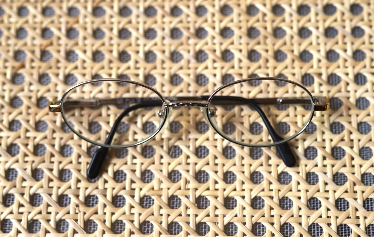 T628 Platinum Plated Glasses プラチナ張りメタルフレーム 眼鏡 アイウェア / TIFFANY LUNETTES(ティファニールネッツ)