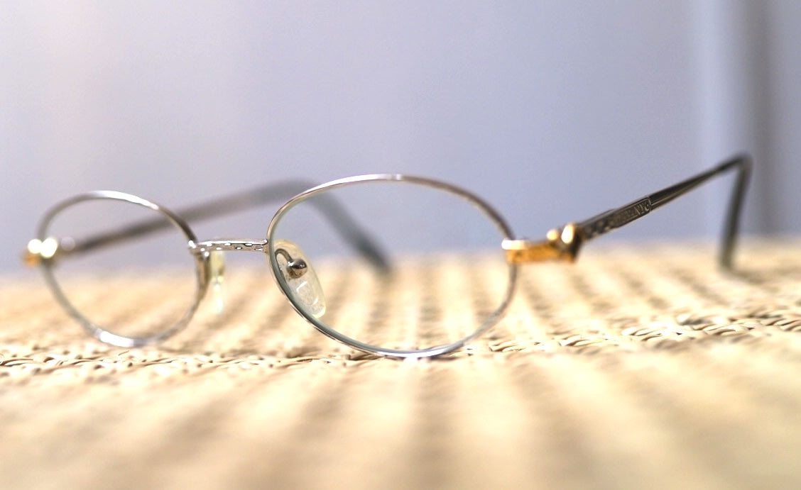 T628 Platinum Plated Glasses プラチナ張りメタルフレーム 眼鏡 アイウェア / TIFFANY LUNETTES(ティファニールネッツ)