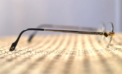 T628 Platinum Plated Glasses プラチナ張りメタルフレーム 眼鏡 アイウェア / TIFFANY LUNETTES(ティファニールネッツ)