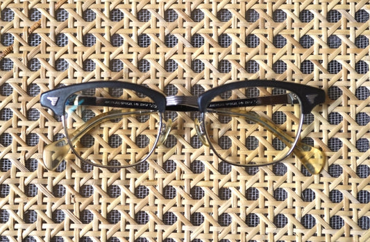 1960's SIRMONT MALCOLM X セルフレームアイウェア 眼鏡 メタルテンプル / American Optical(アメリカンオプティカル)