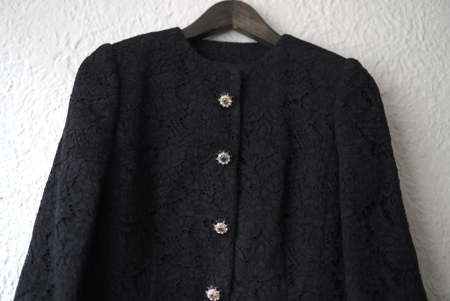 14SS ビジュー装飾レースセットアップ ドレス / DOLCE&GABBANA(ドルチェ&ガッバーナ)