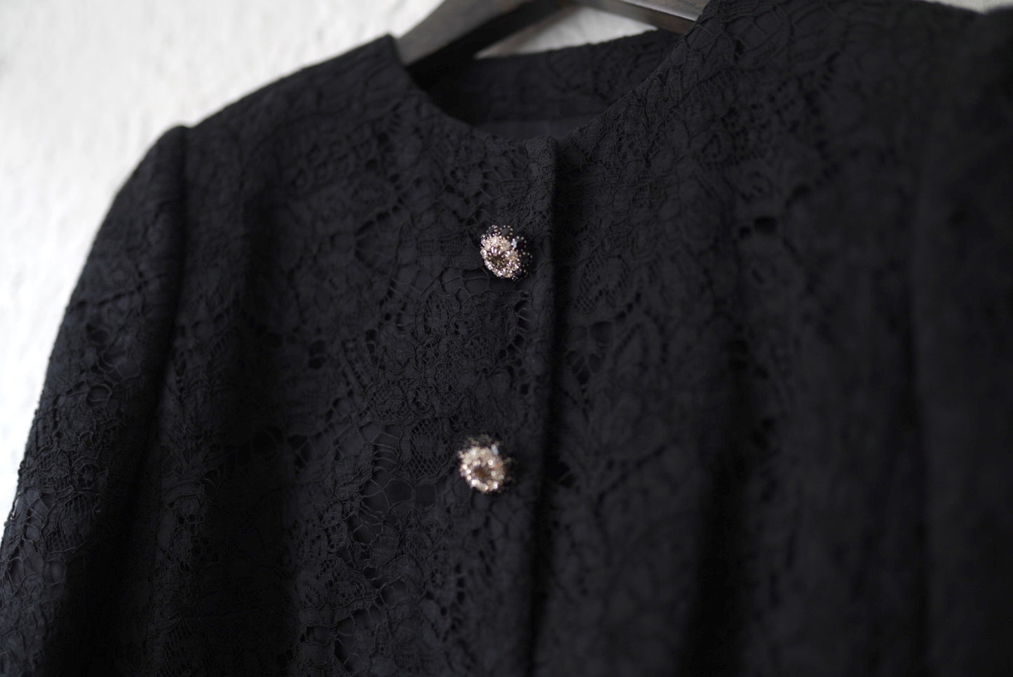 14SS ビジュー装飾レースセットアップ ドレス / DOLCE&GABBANA(ドルチェ&ガッバーナ)