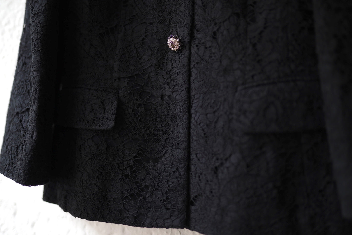14SS ビジュー装飾レースセットアップ ドレス / DOLCE&GABBANA(ドルチェ&ガッバーナ)