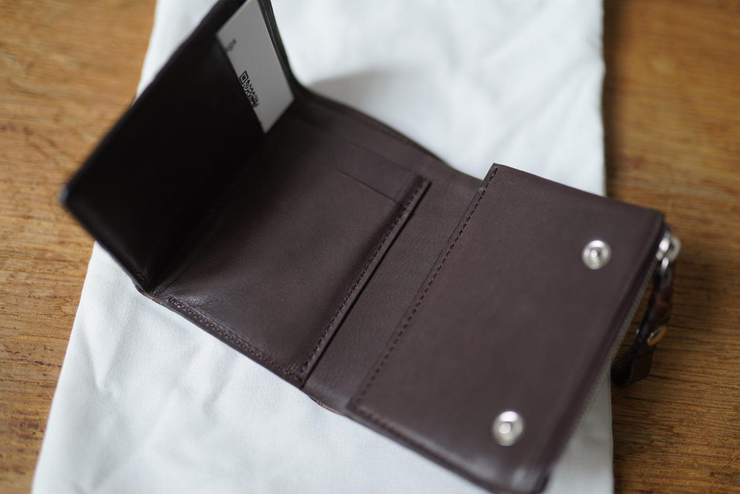 22SS Connect Wallet Mini クロコダイルレザーウォレット / CORNELIAN TAURUS(コーネリアンタウラス)