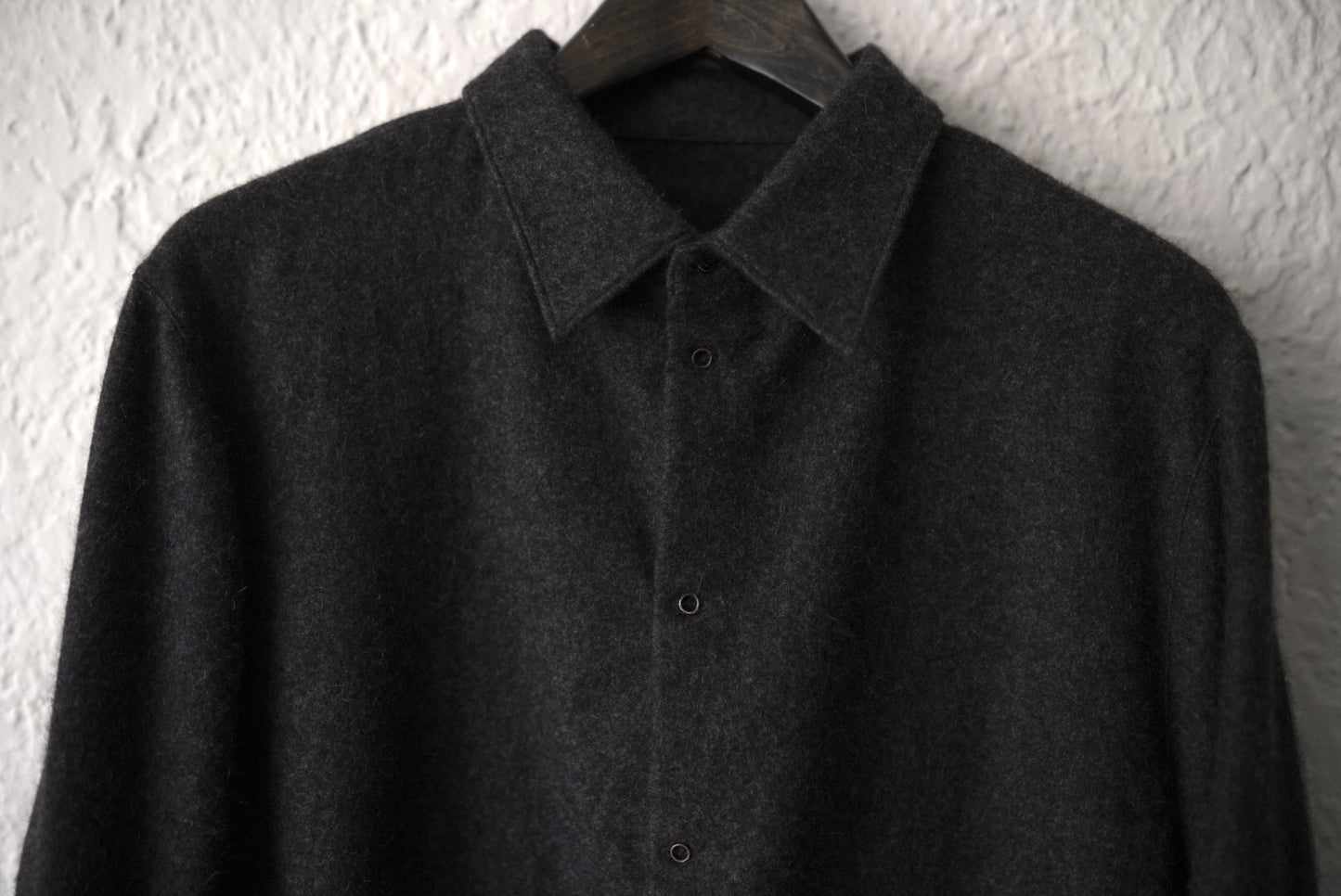 22AW INSIDE SHIRT モンゴリアンカシミヤシャツ / taichi murakami(タイチムラカミ)