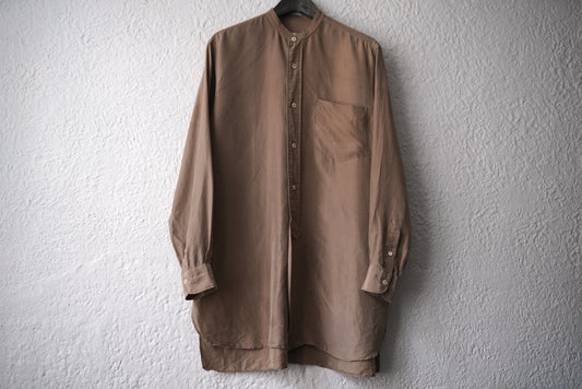 17SS シルクバンドカラーシャツ / COMOLI(コモリ)