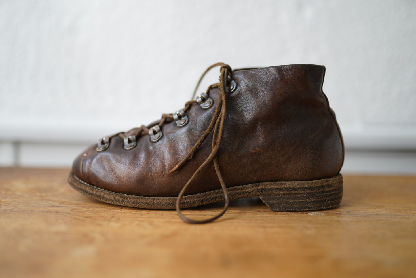 204 ソフトホースフルグレインレザーマウンテンブーツ 38 / GUIDI(グイディ)