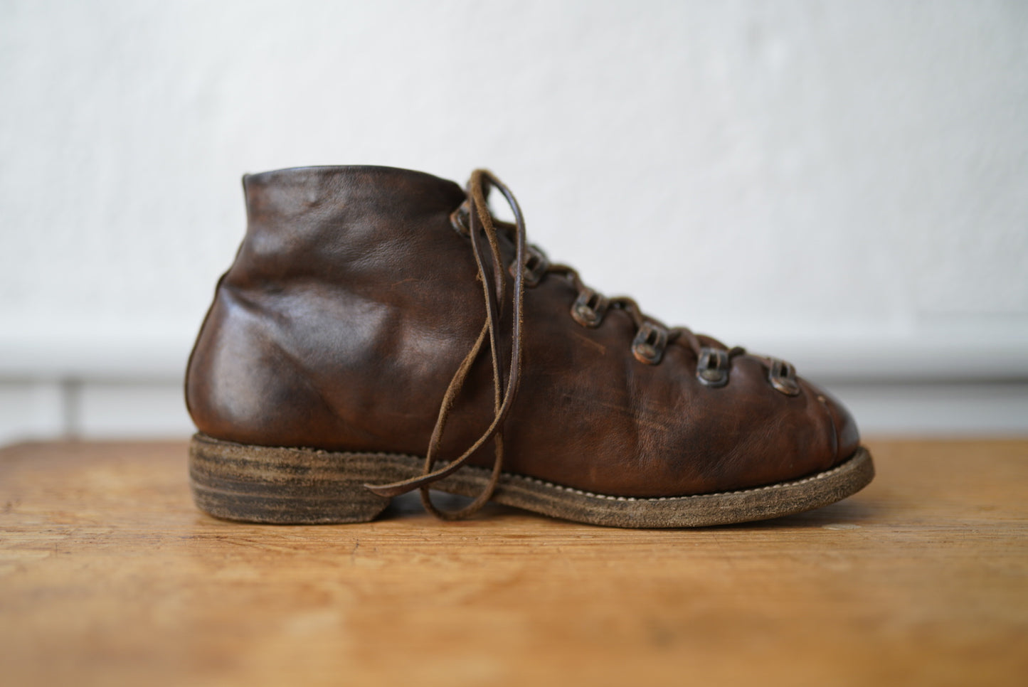 204 ソフトホースフルグレインレザーマウンテンブーツ 38 / GUIDI(グイディ)
