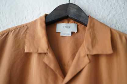 19SS WIDE OPEN COLLAR LS SHIRT 開襟シルクロングスリーブシャツ / YOKE(ヨーク)