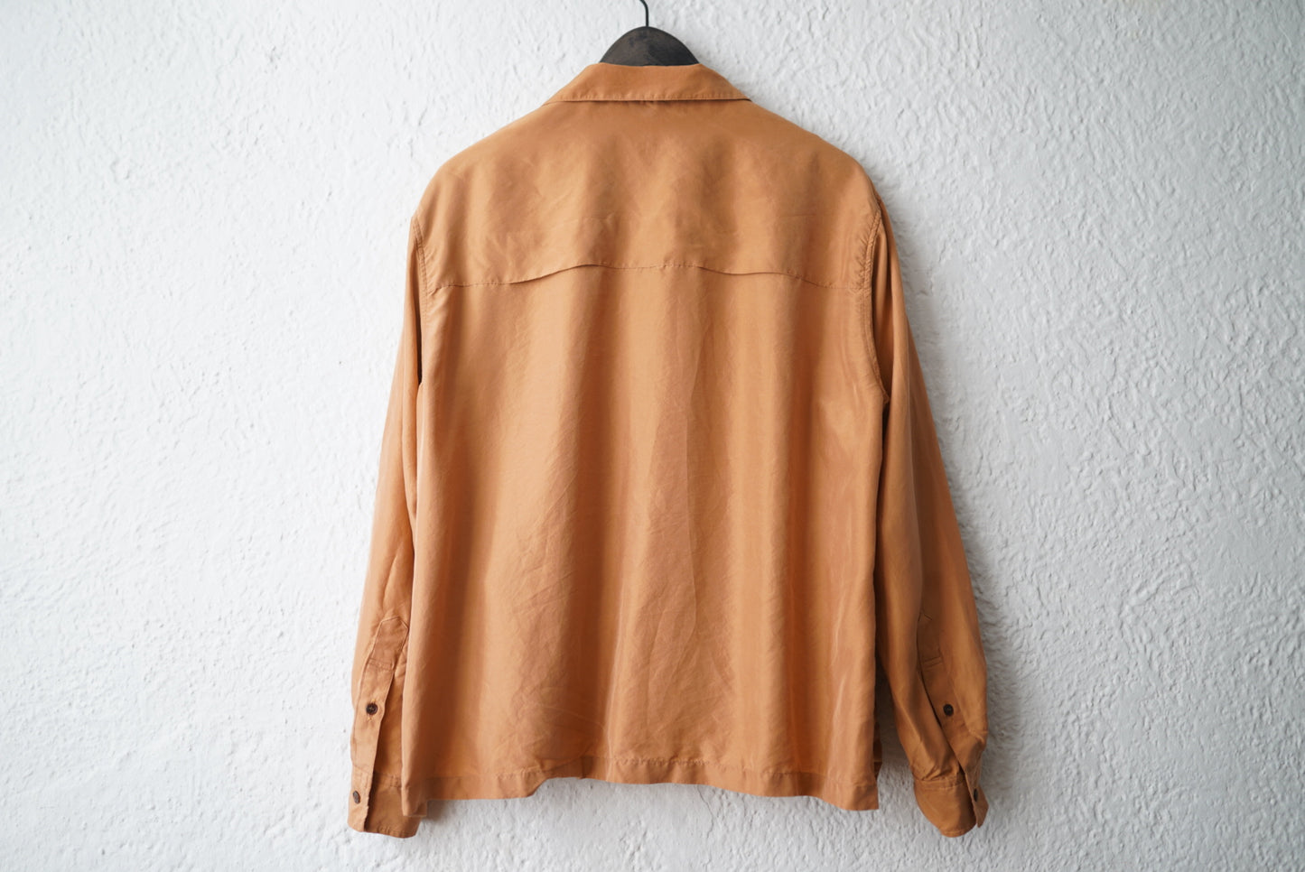 19SS WIDE OPEN COLLAR LS SHIRT 開襟シルクロングスリーブシャツ / YOKE(ヨーク)