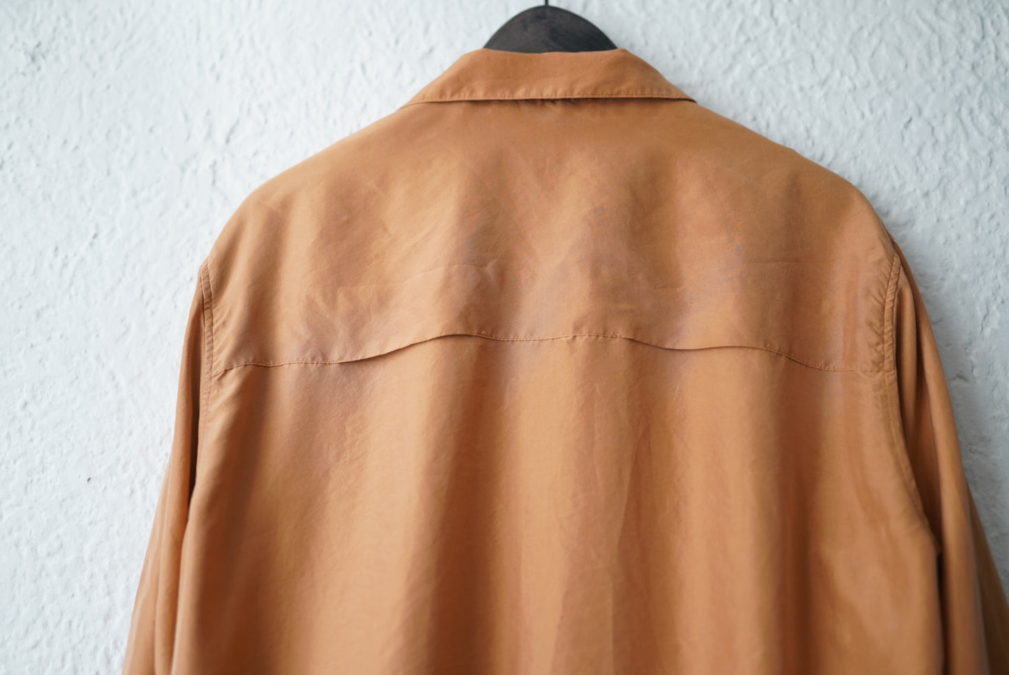 19SS WIDE OPEN COLLAR LS SHIRT 開襟シルクロングスリーブシャツ / YOKE(ヨーク)