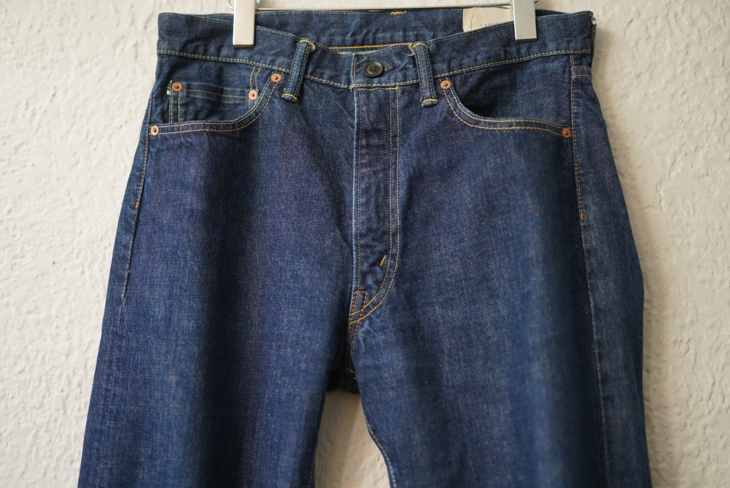 Denim Tapered Trousers デニムテーパードトラウザーズパンツ ジーンズ 32 / cantate(カンタータ)