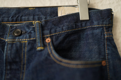 Denim Tapered Trousers デニムテーパードトラウザーズパンツ ジーンズ 32 / cantate(カンタータ)