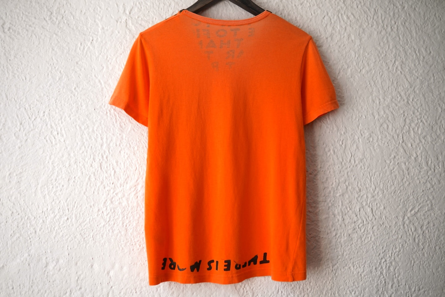 07SS AIDS-T エイズTシャツ オレンジ×ブラック / Maison Martin Margiela(メゾンマルタンマルジェラ)