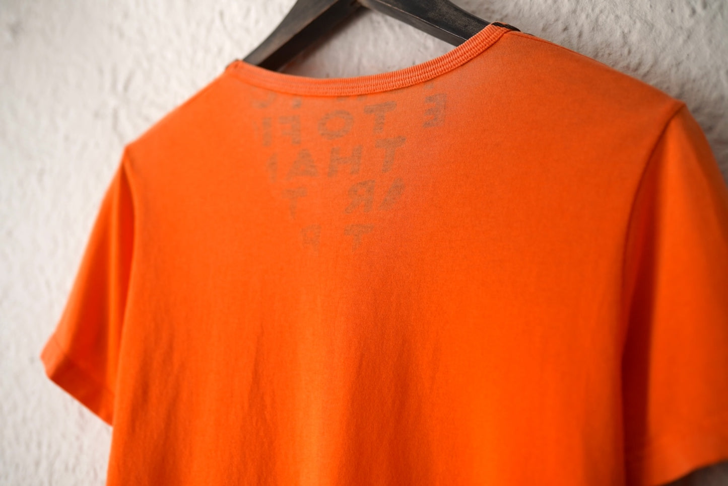 07SS AIDS-T エイズTシャツ オレンジ×ブラック / Maison Martin Margiela(メゾンマルタンマルジェラ)