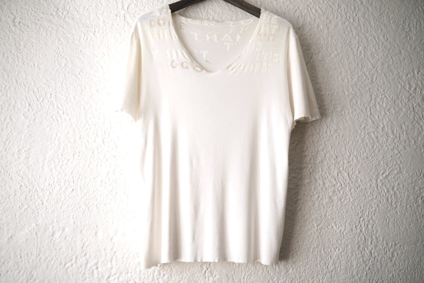 14SS 20周年記念 AIDS-T エイズTシャツ / Maison Martin Margiela(メゾンマルタンマルジェラ)