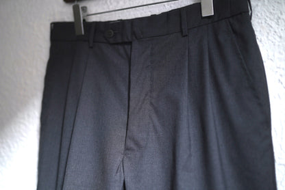 CANONICO Super120's Wool 2タックウールスラックスショーツ ショートパンツ / Q Retailor