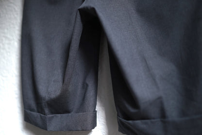 CANONICO Super120's Wool 2タックウールスラックスショーツ ショートパンツ / Q Retailor