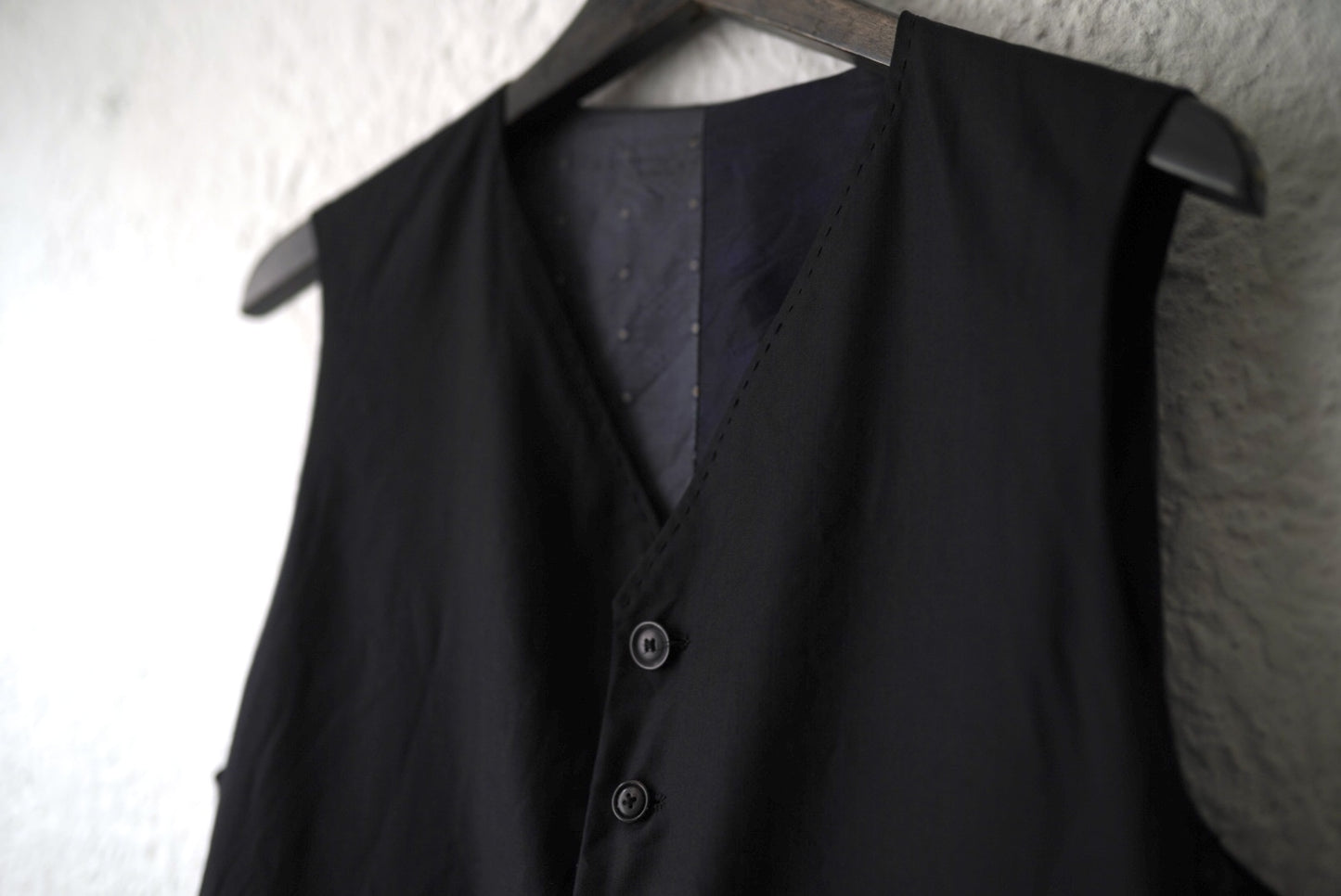 Piacenza Super140's Wool ウールチェックジレ ベスト / Geoffrey.B.Small(ジェフリービースモール)