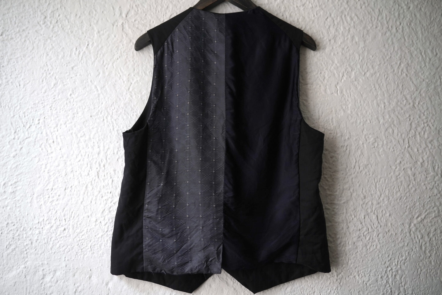 Piacenza Super140's Wool ウールチェックジレ ベスト / Geoffrey.B.Small(ジェフリービースモール)