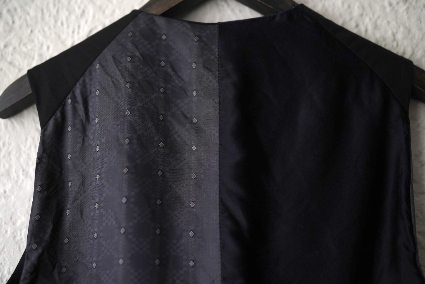 Piacenza Super140's Wool ウールチェックジレ ベスト / Geoffrey.B.Small(ジェフリービースモール)