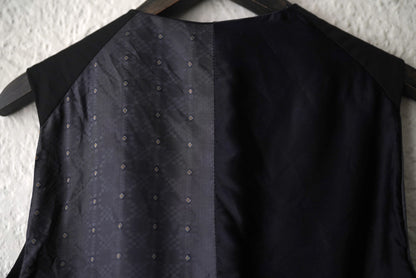 Piacenza Super140's Wool ウールチェックジレ ベスト / Geoffrey.B.Small(ジェフリービースモール)
