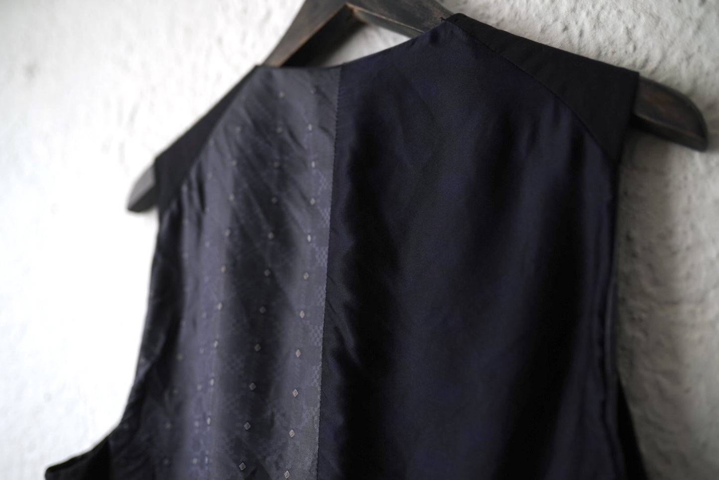 Piacenza Super140's Wool ウールチェックジレ ベスト / Geoffrey.B.Small(ジェフリービースモール)