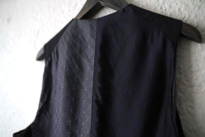 Piacenza Super140's Wool ウールチェックジレ ベスト / Geoffrey.B.Small(ジェフリービースモール)