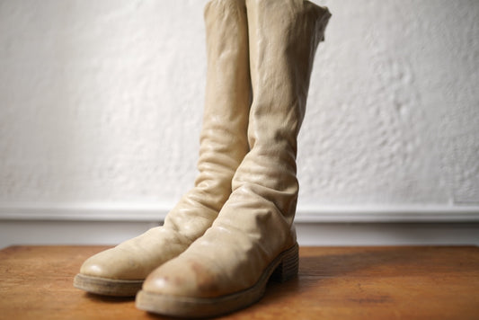 バックジップロングブーツ / GUIDI(グイディ)