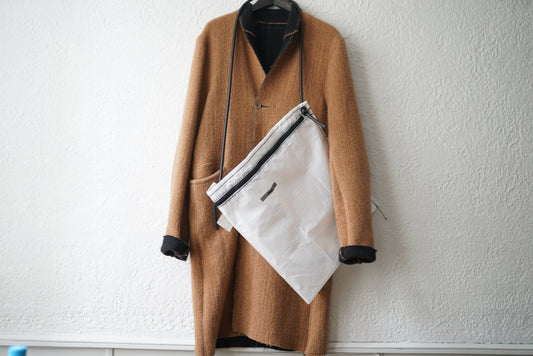 22AW “COIN” WORK BLAZER EXTRA LONG モンゴリアンカシミヤコート / taichi murakami(タイチムラカミ)