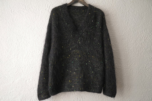 1980's モヘヤVネックニットセーター / Vintage(ヴィンテージ)