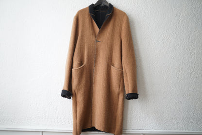 22AW “COIN” WORK BLAZER EXTRA LONG モンゴリアンカシミヤコート / taichi murakami(タイチムラカミ)