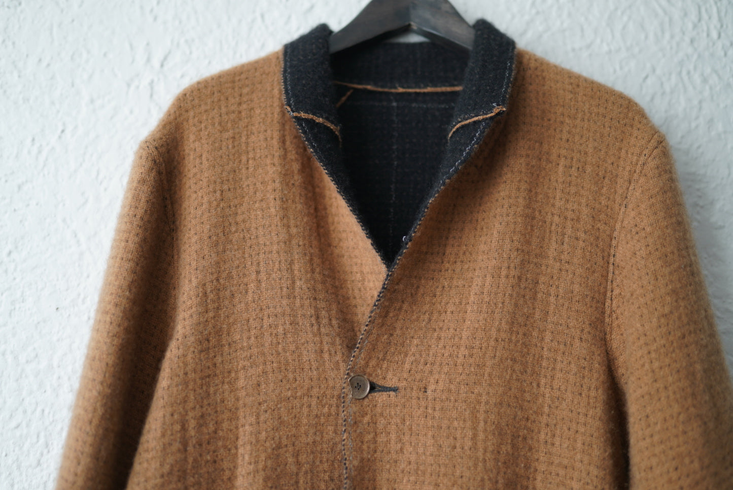 22AW “COIN” WORK BLAZER EXTRA LONG モンゴリアンカシミヤコート / taichi murakami(タイチムラカミ)