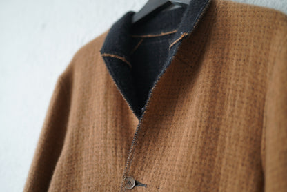 22AW “COIN” WORK BLAZER EXTRA LONG モンゴリアンカシミヤコート / taichi murakami(タイチムラカミ)