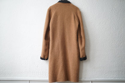 22AW “COIN” WORK BLAZER EXTRA LONG モンゴリアンカシミヤコート / taichi murakami(タイチムラカミ)