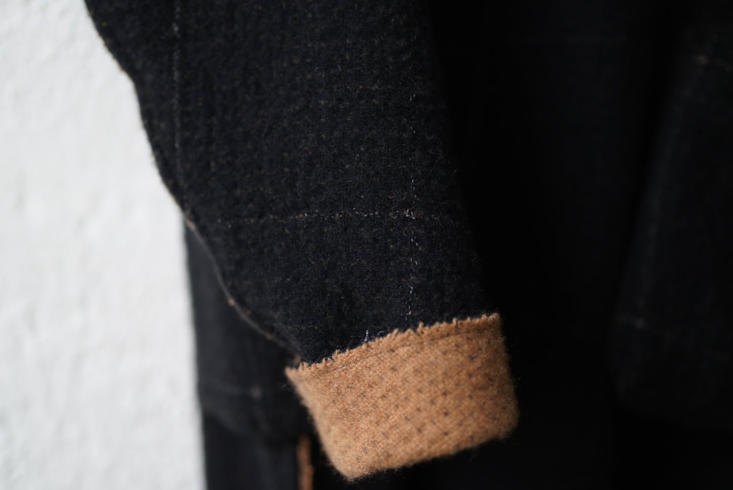 22AW “COIN” WORK BLAZER EXTRA LONG モンゴリアンカシミヤコート / taichi murakami(タイチムラカミ)