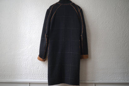 22AW “COIN” WORK BLAZER EXTRA LONG モンゴリアンカシミヤコート / taichi murakami(タイチムラカミ)