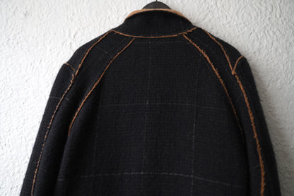 22AW “COIN” WORK BLAZER EXTRA LONG モンゴリアンカシミヤコート / taichi murakami(タイチムラカミ)