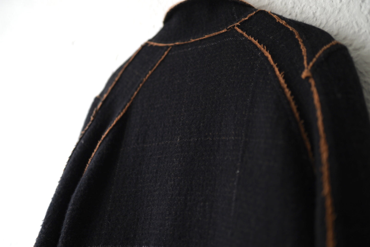 22AW “COIN” WORK BLAZER EXTRA LONG モンゴリアンカシミヤコート / taichi murakami(タイチムラカミ)