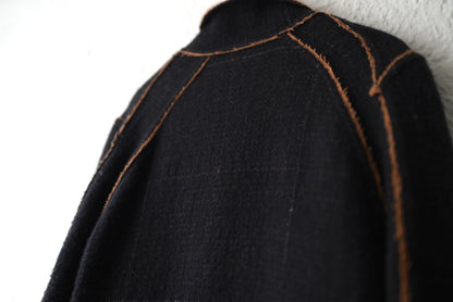 22AW “COIN” WORK BLAZER EXTRA LONG モンゴリアンカシミヤコート / taichi murakami(タイチムラカミ)