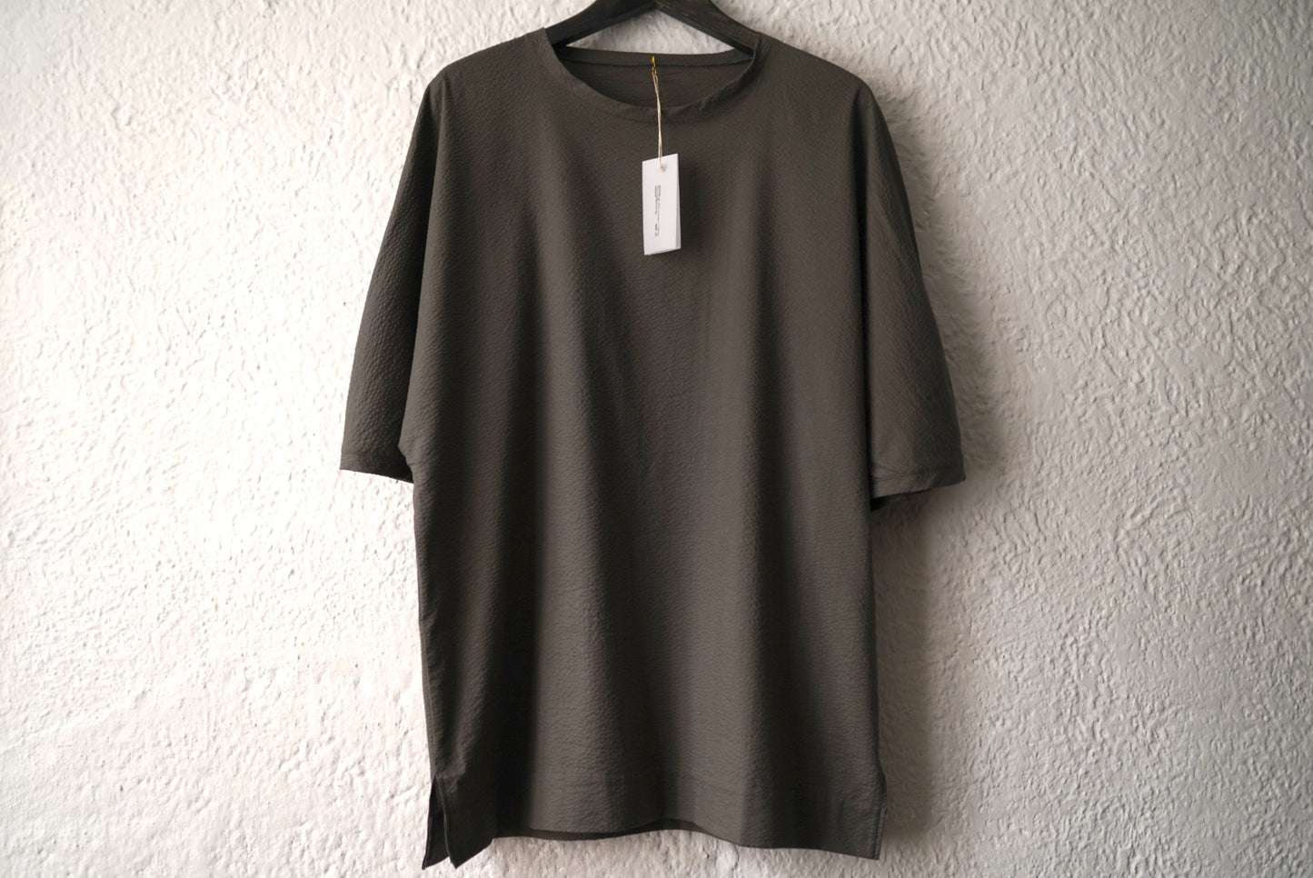 24SS シアサッカードルマンスリーブカットソー / ware(ウェアー)
